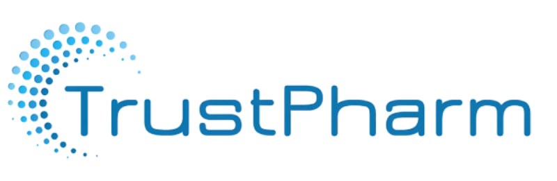 TrustPharm logo blu