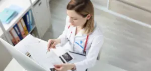 Doctor sitting