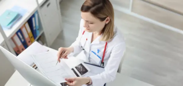 Doctor sitting
